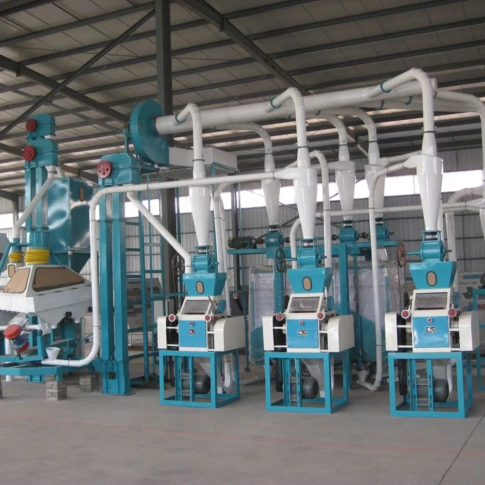 완전한 옥수수 옥수수 가루 연삭 곡물 밀 곡물 밀 기계