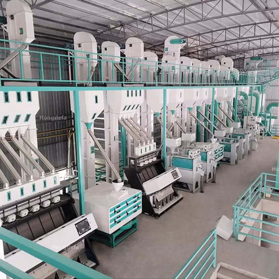 30-40t/D 통합 쌀 밀 유닛 현대 자동 완전 세트 쌀 밀링 가공 피팅 기계 결합 쌀 밀 기계