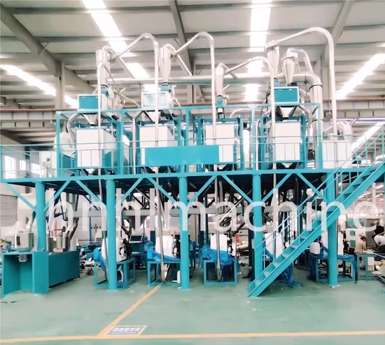 상업용 옥수수 분쇄기. 옥수수 밀