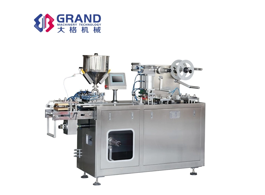 Dpp140 Small Fully Automatic Jam Peanut Butter Blister Packing Machine for Liquid