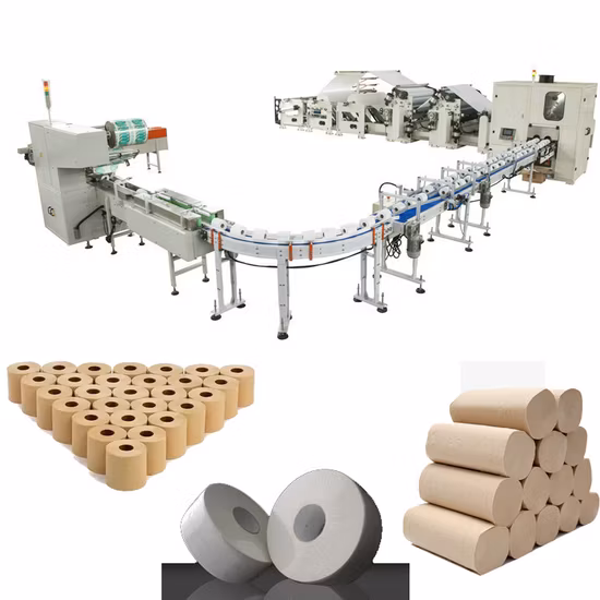 Factory Price Wooden Bagasse Bamboo Rice Straw Waste Paper Recycling Tissue Facial Toilet Paper Roll Making Machine Paper Mill Production Line