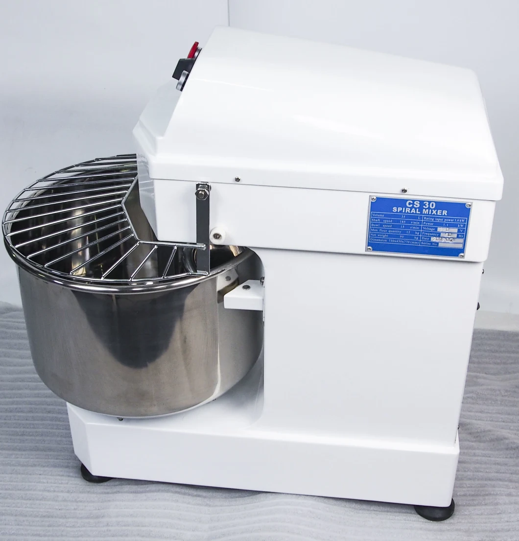 7L~260L Optional Commercial Dough Spiral Mixer Industrial Dough Mixer Bakery Equipment