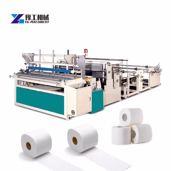 Factory Price Wooden Bagasse Bamboo Rice Straw Waste Paper Recycling Tissue Facial Toilet Paper Roll Making Machine Paper Mill Production Line